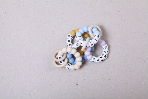 Personalized Beaded Rings