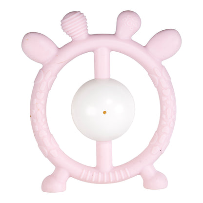 Silicone giraffe baby rattle and teether, view 7