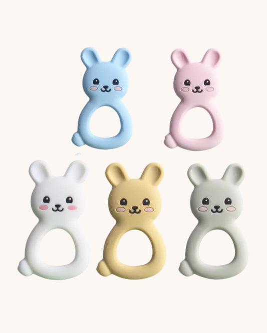 Bunny silicone baby teether