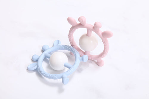 Silicone Giraffe Rattle